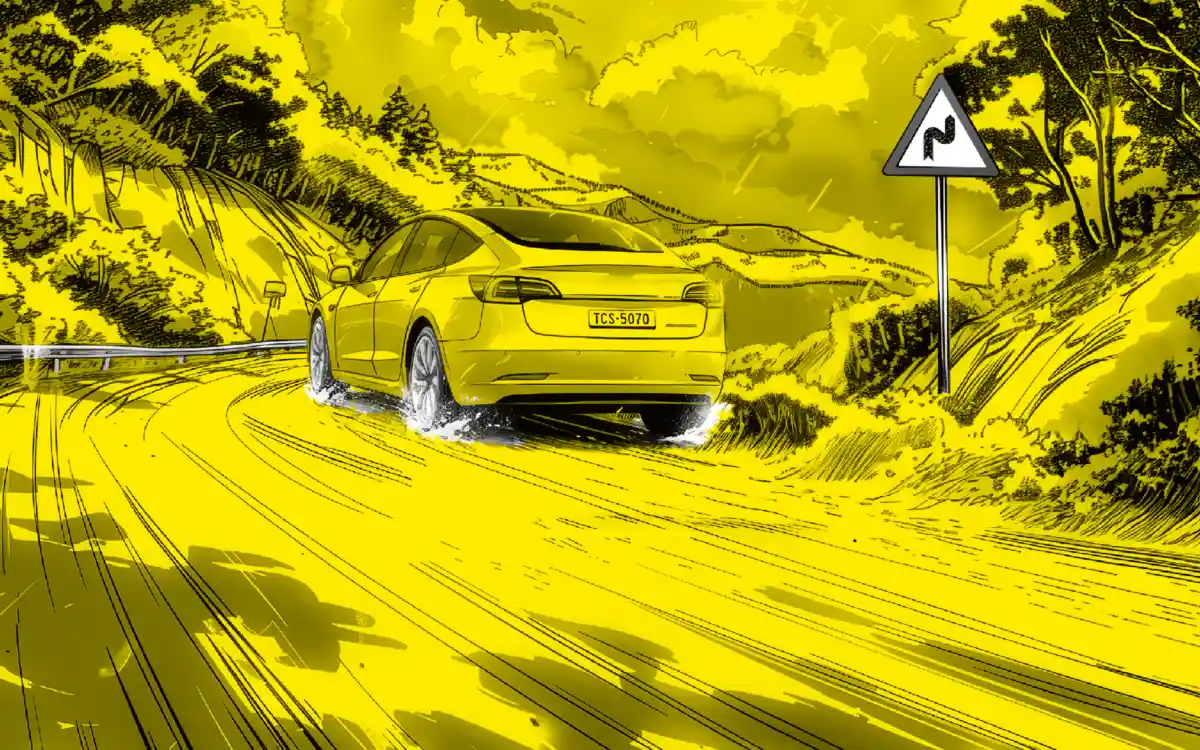 Kurvenfahren ist cool, aber heikel. Im TCS Fahrzentrum Frick verbindest du Fahrfreude mit Sicherheit und Kontrolle.